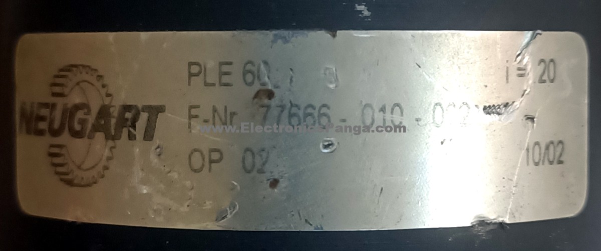 NEUGART 20:1 Ratio PLE60 Reducer Gearbox For 200w & 400w Servo Motor G1239 - Image 2