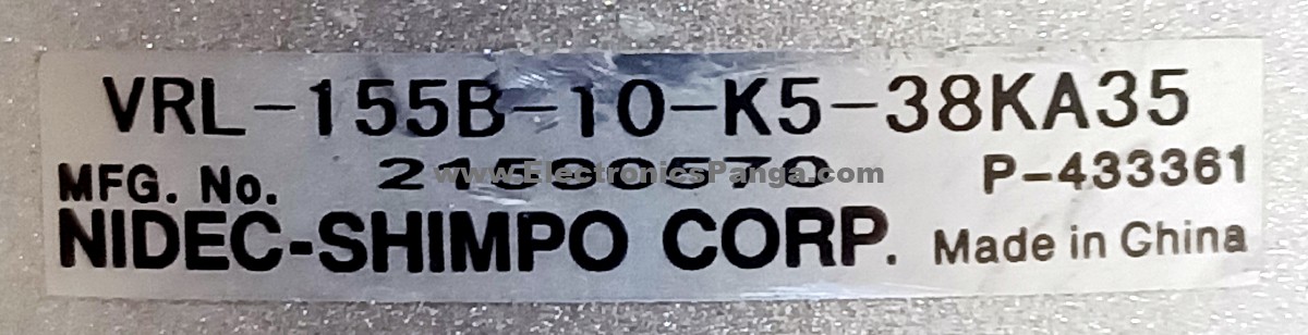NIDEC-SHIMPO 10:1 Ratio VRL-155B-10-K5-38KA35 Planetary Gearbox For 2kw, 3.5kw, 5kw Servo Motor G1231 - Image 2