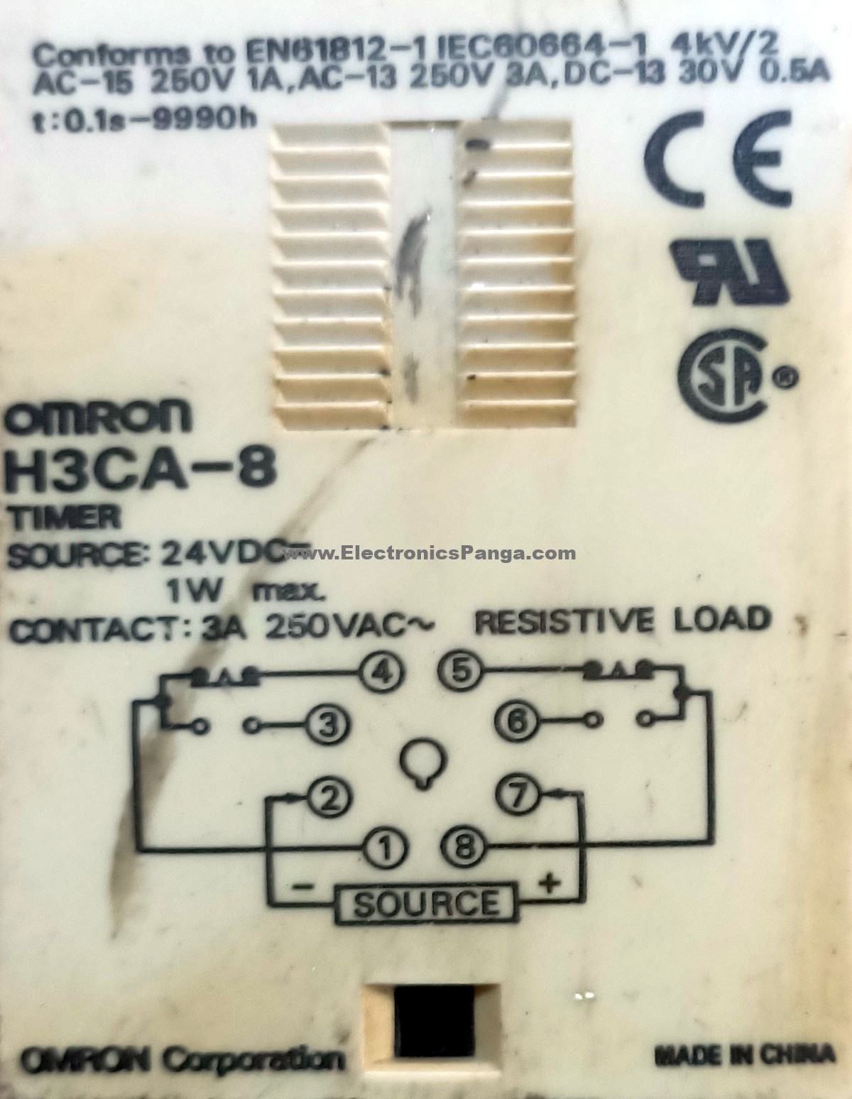 OMRON H3CA-8 24V/DC Digital Timer Relay R48 - Image 3