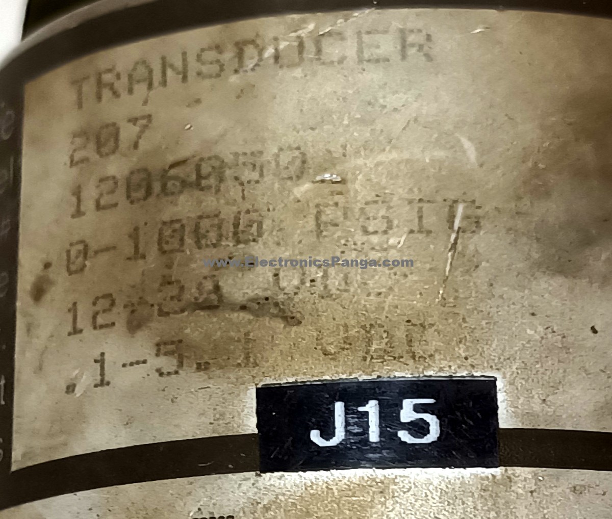 SETRA 207 0-1000PSIG Pressure Transducer N323 - Image 3