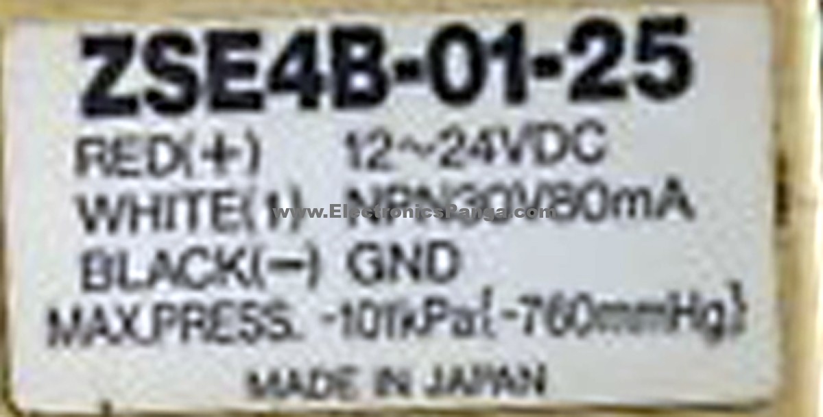 SMC ZSE4B-01-25 12-24V/DC Pressure Switch Sensor S203 - Image 2