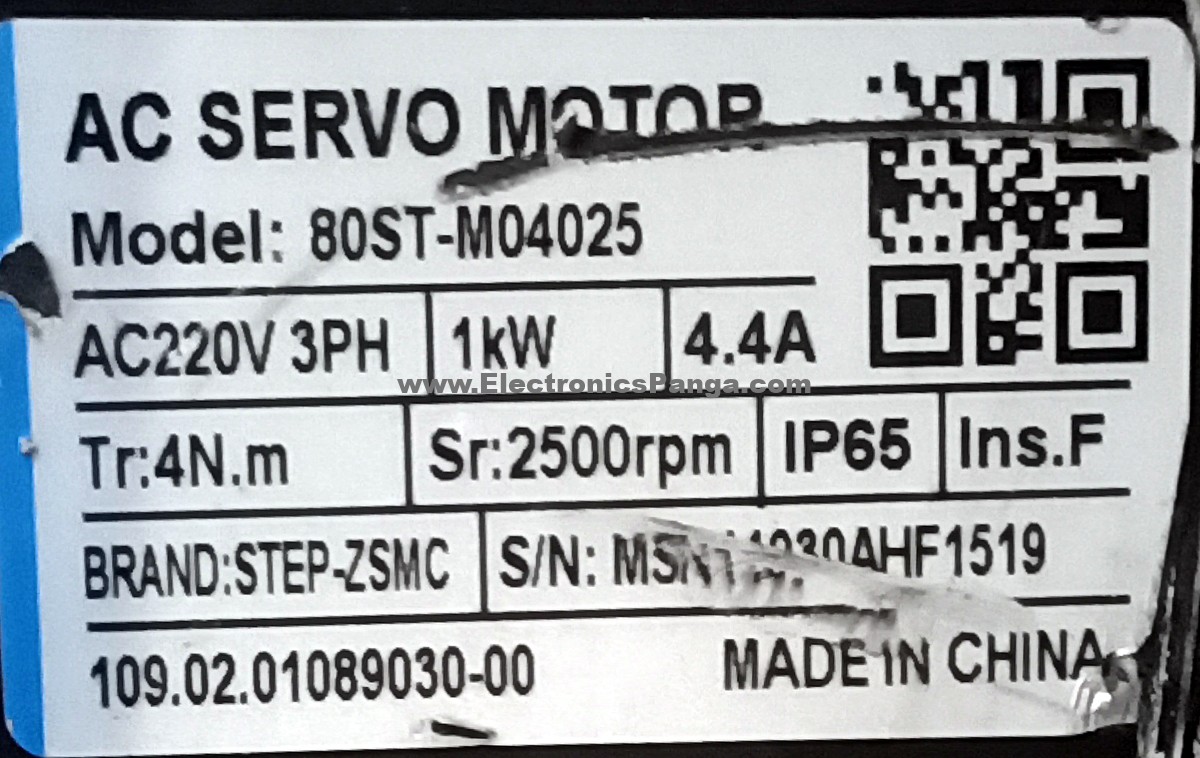 1Kw (1000W) 80ST-M04025 AC Servo Motor SM1040 - Image 2
