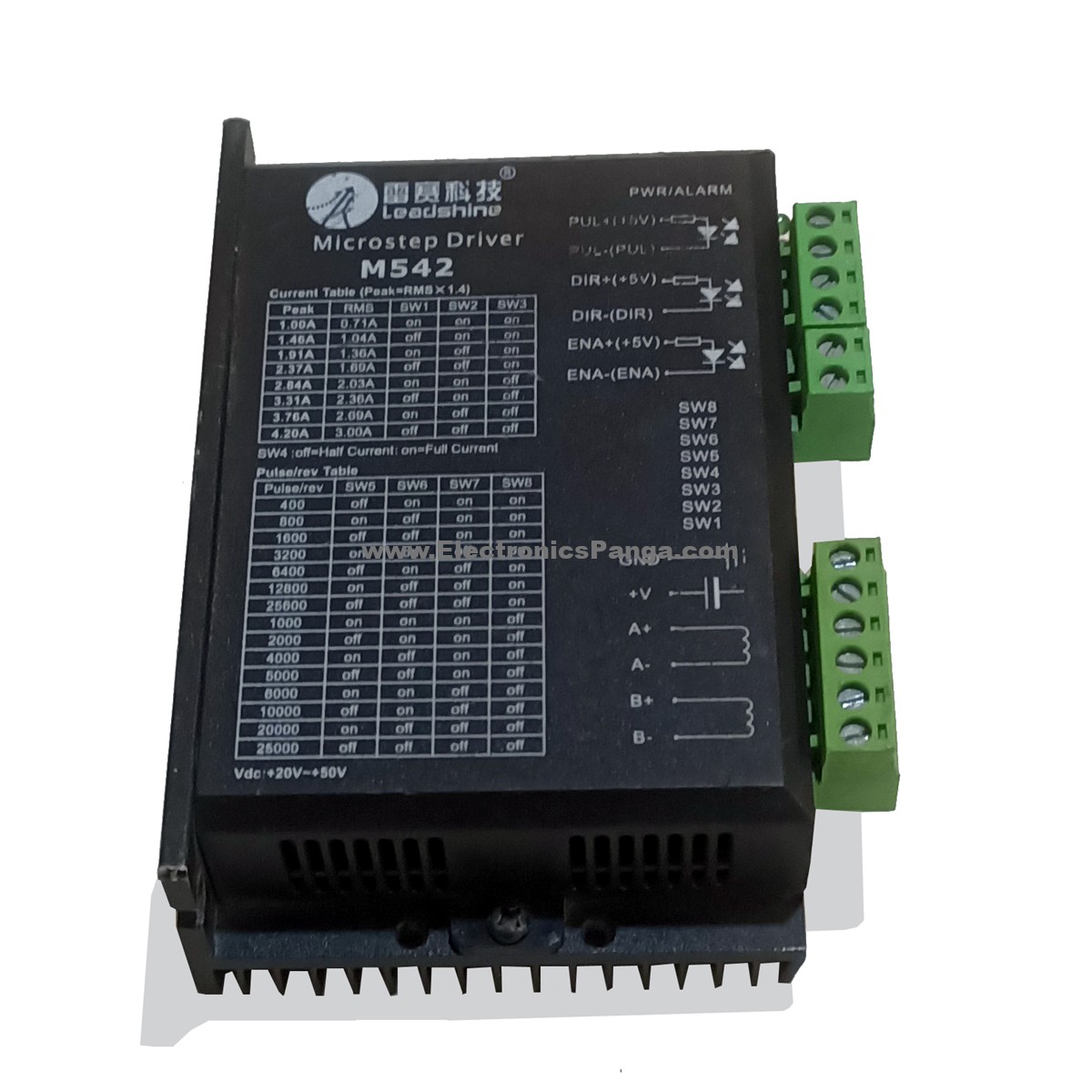 LEADSHINE M542 5V Pulse 2-Phase 20-50V/DC 4.20A Microstep Driver STD302 - Image 2