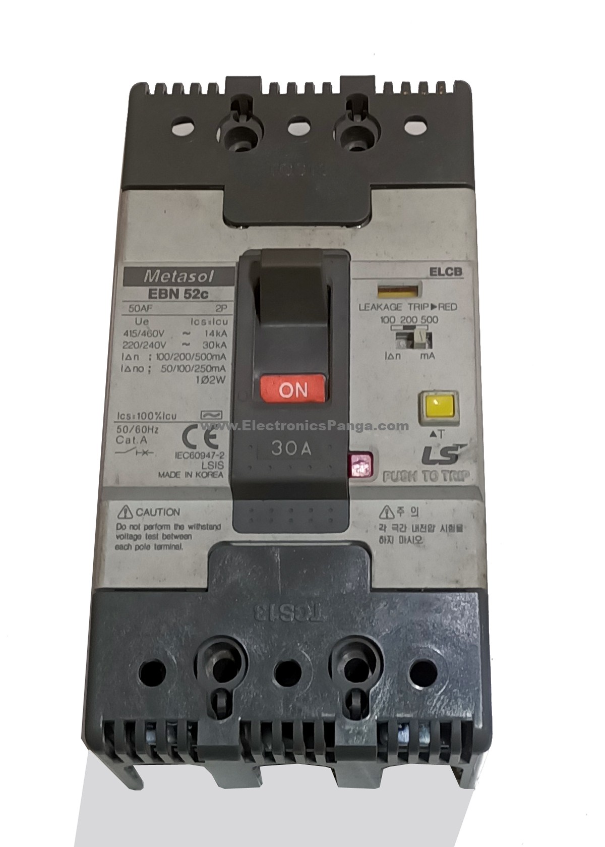 LS EBN52C 220-460V 30A 2-Pole Circuit Breaker Switch CB05 - Image 2