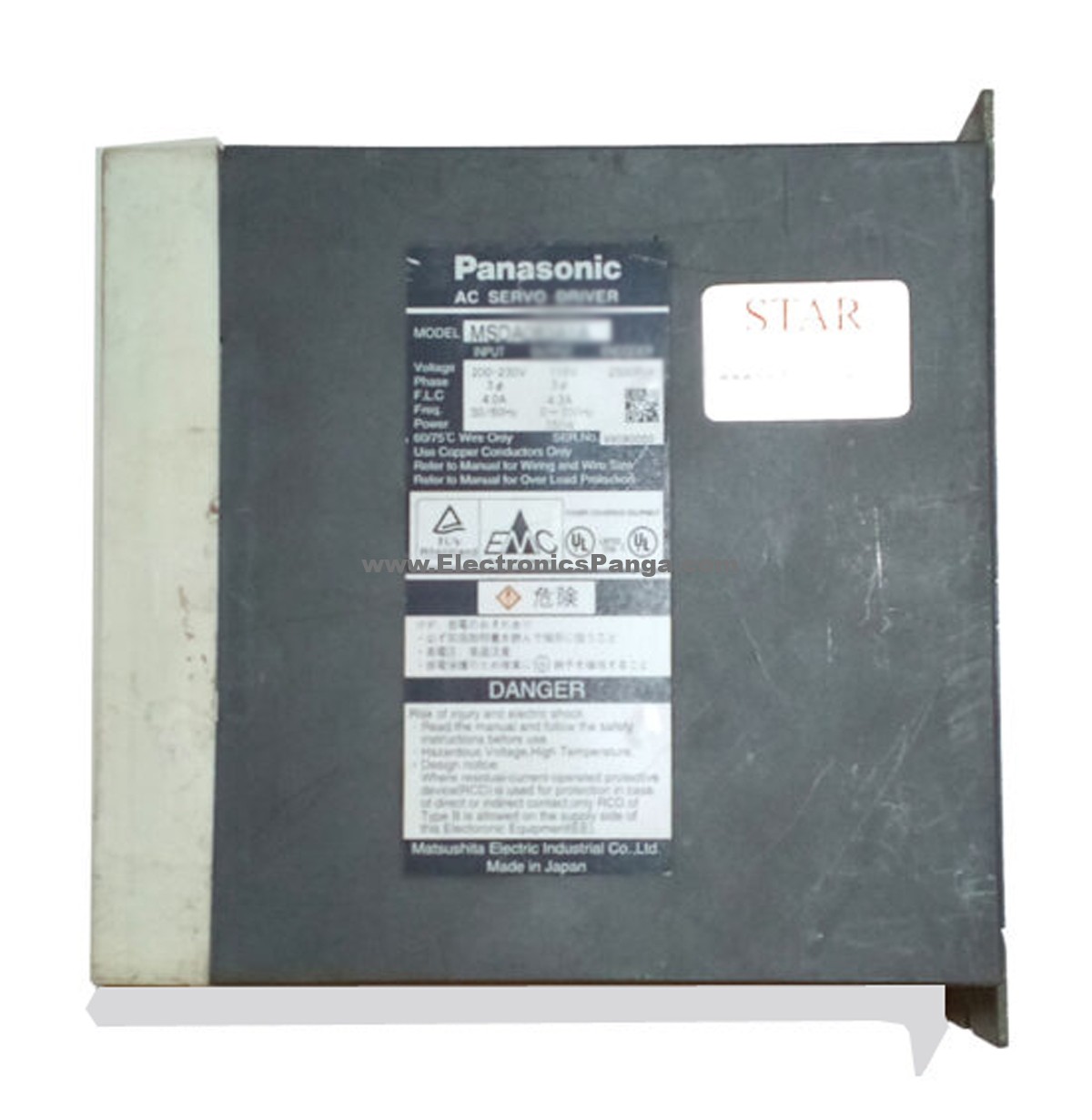 PANASONIC 750W (0.75Kw) MSDA083A1A78 AC Servo Driver SD1305 - Image 5
