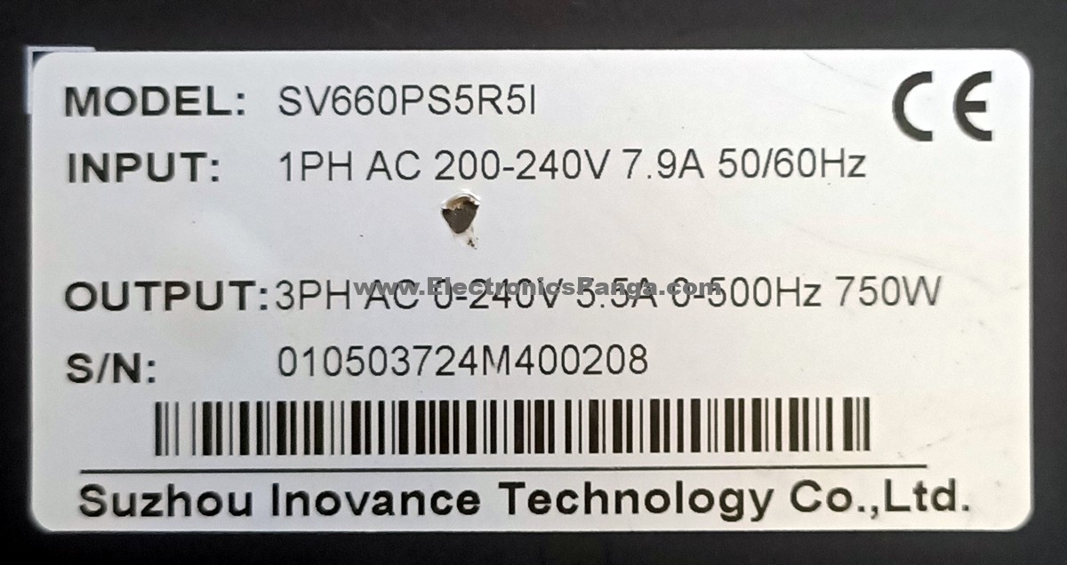 SUZHOU INOVANCE 750W (0.75Kw) SV660PS5R5I AC Servo Driver + MS1H4-75B30CB-A331Z-S-ZJ Motor MD308 - Image 10