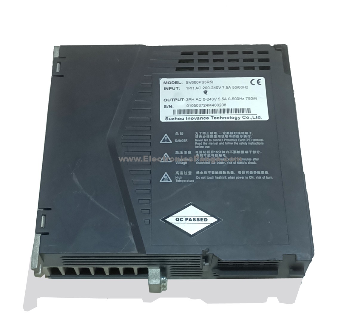 SUZHOU INOVANCE 750W (0.75Kw) SV660PS5R5I AC Servo Driver + MS1H4-75B30CB-A331Z-S-ZJ Motor MD308 - Image 11