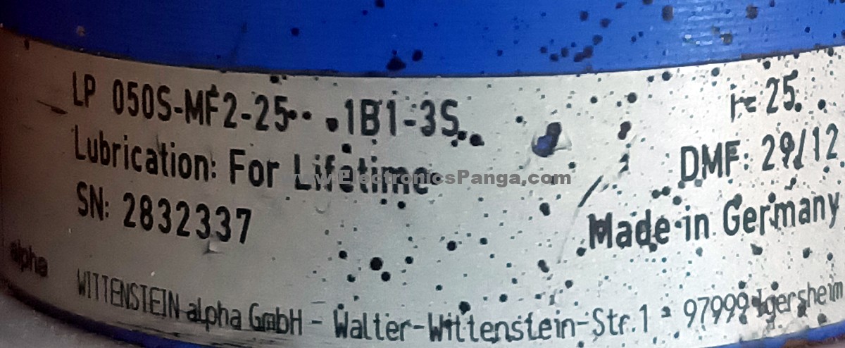 WITTENSTEIN ALPHA 25:1 Ratio LP 050S-MF2-25-1B1-3S Planetary Gearbox G1278 - Image 2