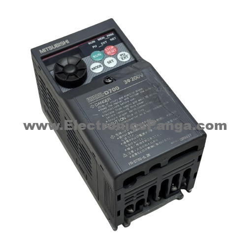MITSUBISHI D700 Series 0.2Kw (200W) FR-D720-0.2K 3-Phase 220V Inverter NR28
