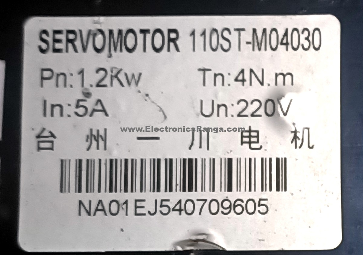 1.2Kw (1200W) 110ST-M04030 AC Servo Motor SM1083 - Image 2