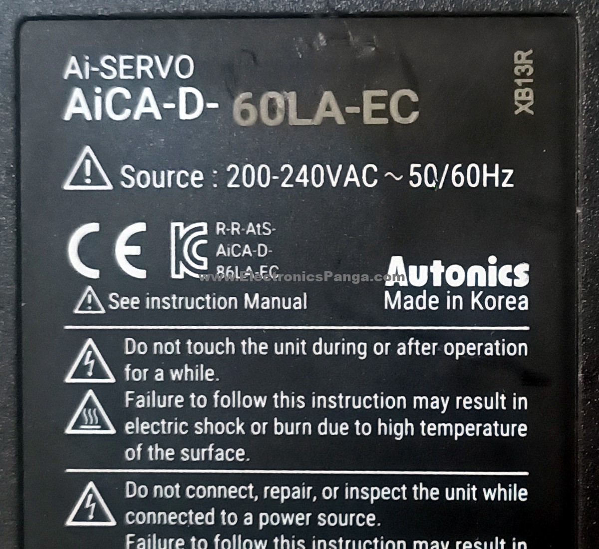 AUTONICS 200-240V AiCA-D-60LA-EC Ai Servo Closed Loop Driver SD1342 - Image 3