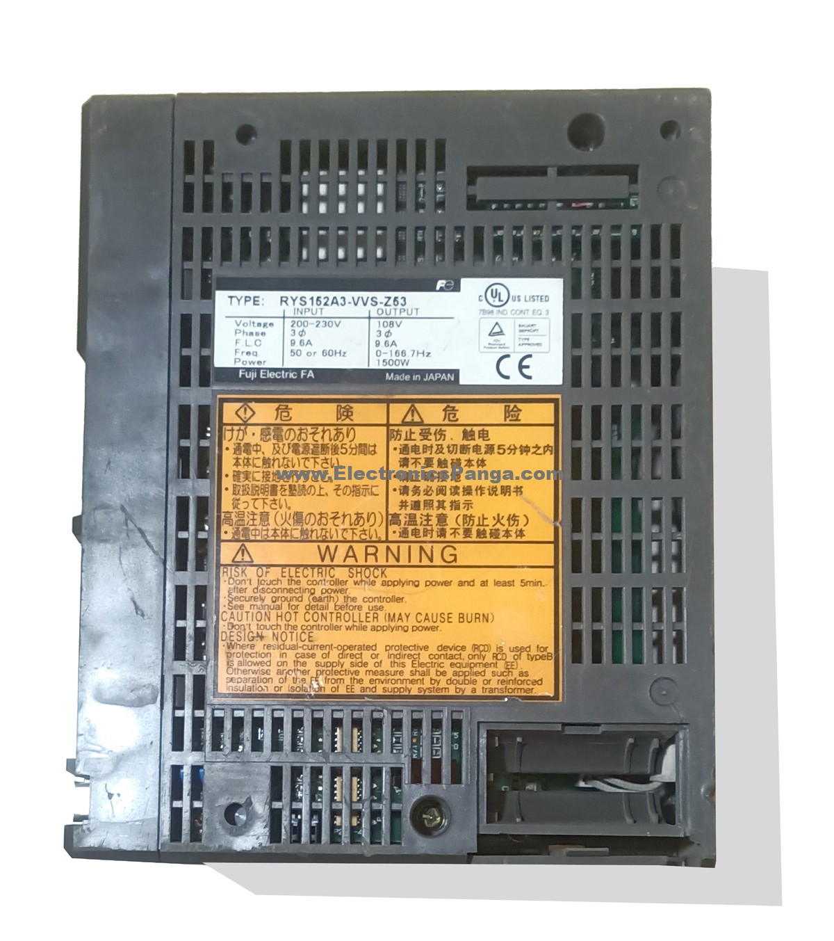 FUJI ELECTRIC FALDIC 1.5Kw (1500W) RYS152A3-VVS-Z53 AC Servo Driver + GYA152BC1-SA-ZA7 Motor MD313 - Image 10