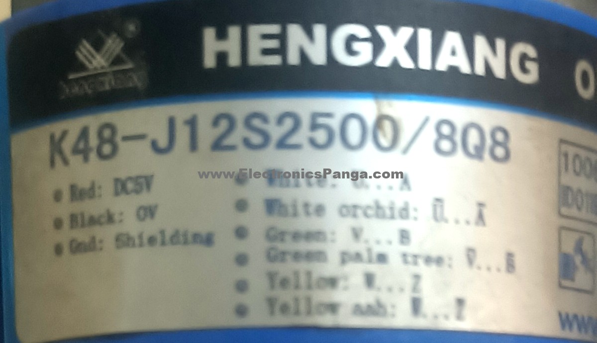 HENGXIANG K48-J12S2500/8Q8 5V AC Servo Motor Encoder RE192 - Image 2