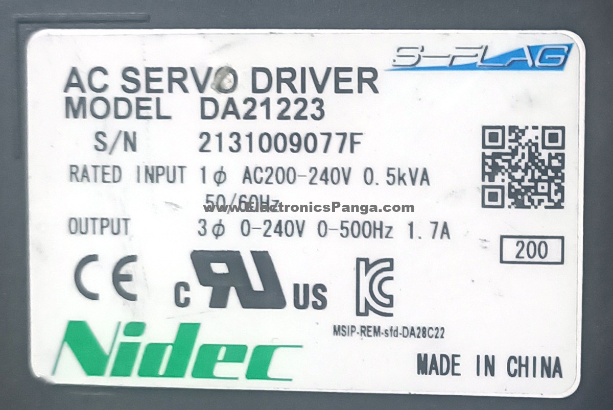 NIDEC 200W (0.2Kw) DA21223 AC Servo Driver SD1344 - Image 3
