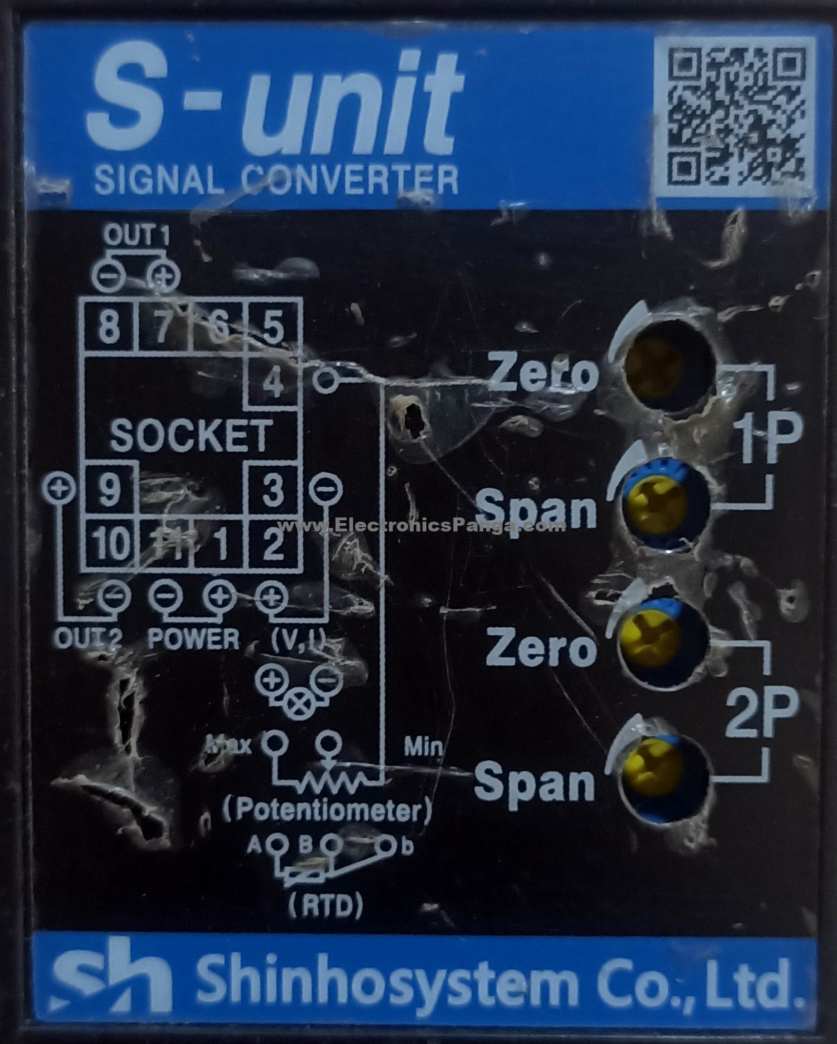 SHINHO SYSTEM SHN-PMC-CAA-W 220V Signal Converter AS647 - Image 3