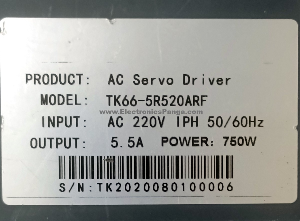 TECHKING 750W (0.75Kw) TK66-5R520ARF AC Servo Driver SD1329 - Image 5