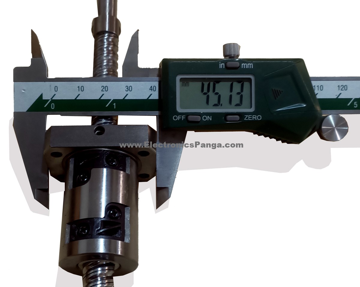12X10 TBI CNC Ball Screw With Nut 10mm Pitch 6.4inch Working and 11inch Length BS-445 - Image 10