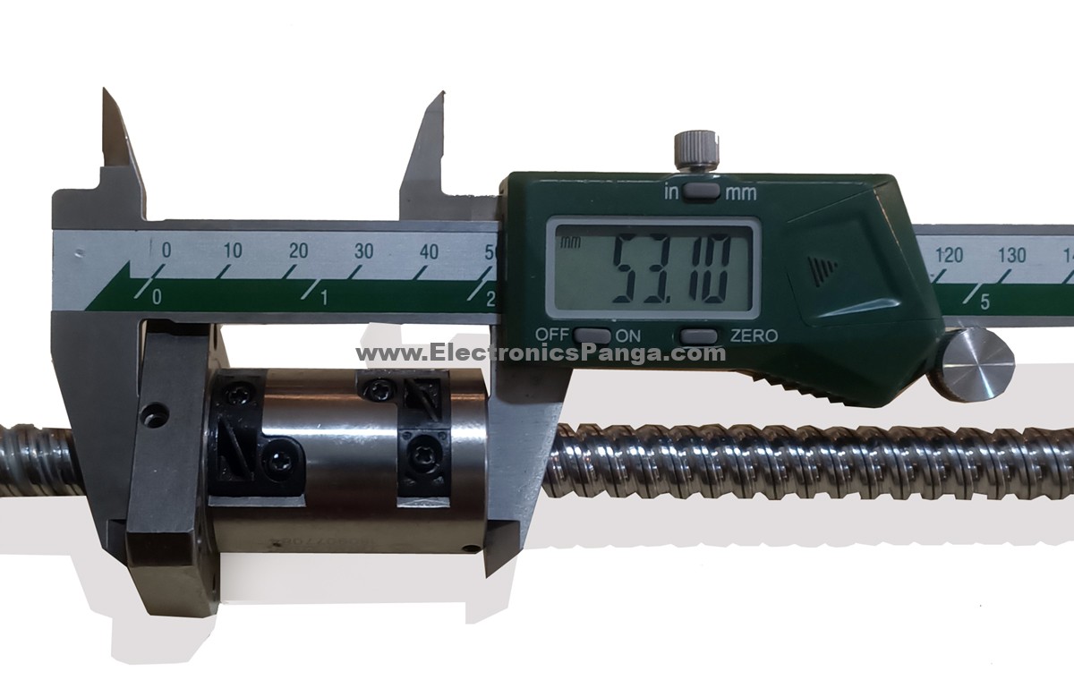 12X10 TBI CNC Ball Screw With Nut 10mm Pitch 6.4inch Working and 11inch Length BS-445 - Image 8