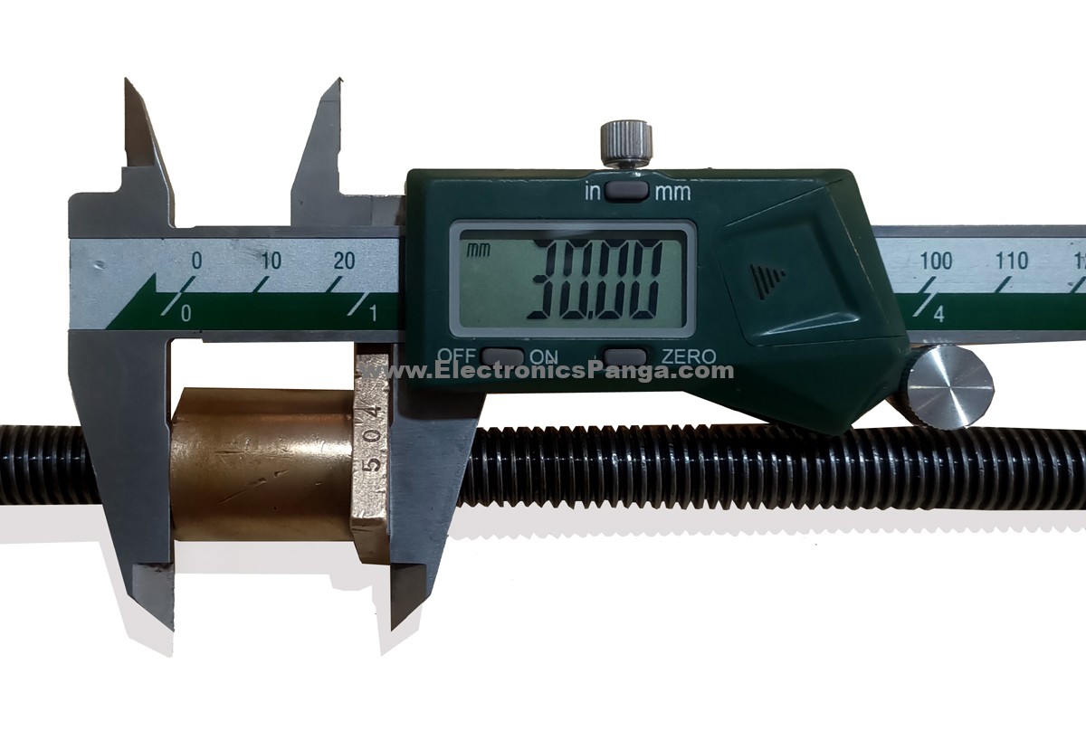 12X2 CNC lead Screw With Nut 2mm Pitch 9.5inch Working and 14.75inch ...