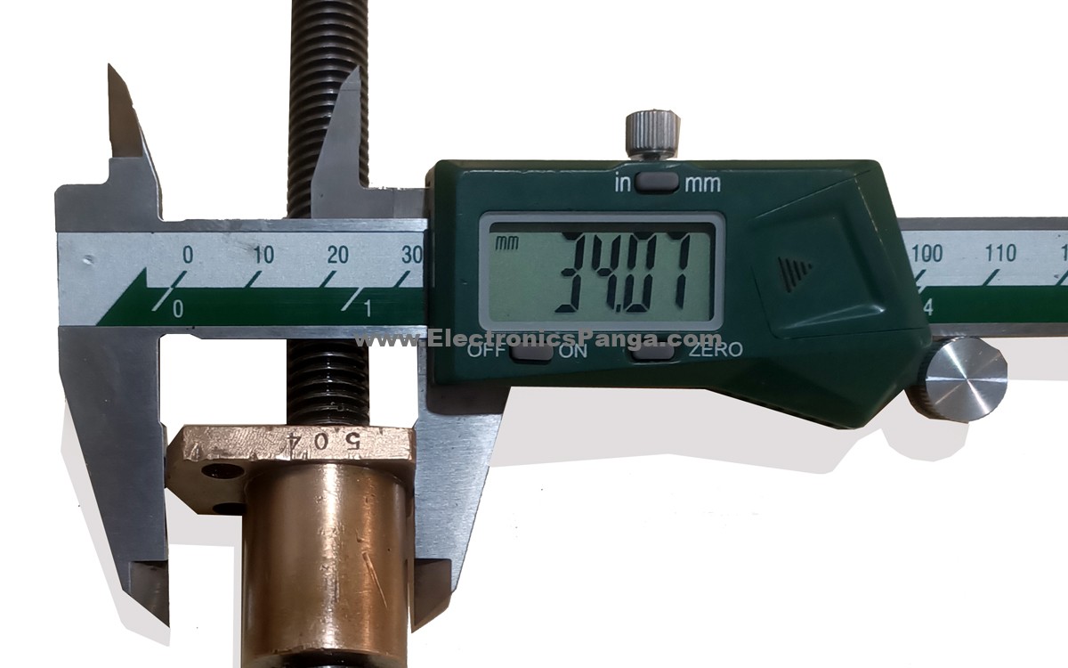 12X2 CNC lead Screw With Nut 2mm Pitch 9.5inch Working and 14.75inch Length BS-446 - Image 8