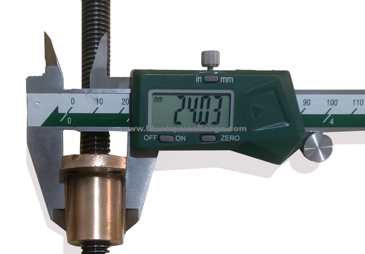12X2 CNC lead Screw With Nut 2mm Pitch 9.5inch Working and 14.75inch Length BS-446 - Image 9