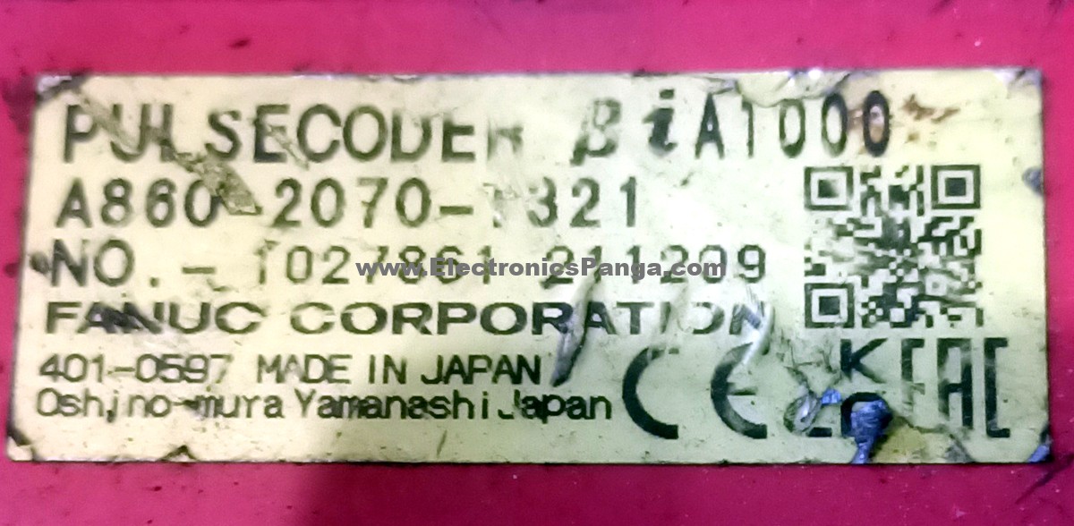 FANUC A860-2070-T321 Pulse Coder RE210 - Image 2