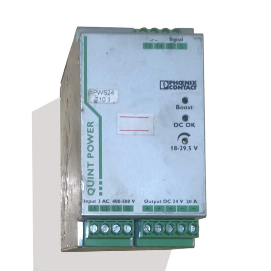 PHOENIX CONTACT QUINT-PS/3AC/24DC/20 24V 20A AC To DC Single Output Switching Power Supply P402