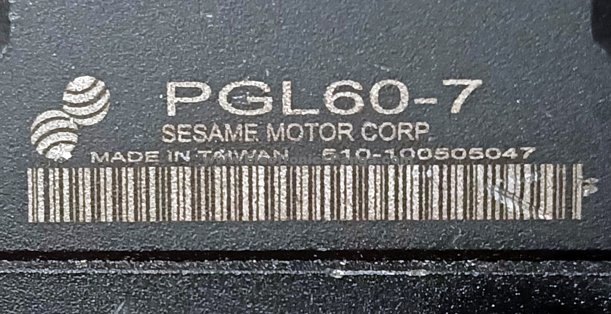 SESAME MOTOR 7:1 Ratio PGL60-7 Reducer Gearbox For 200w & 400w Servo Motor G1331 - Image 2