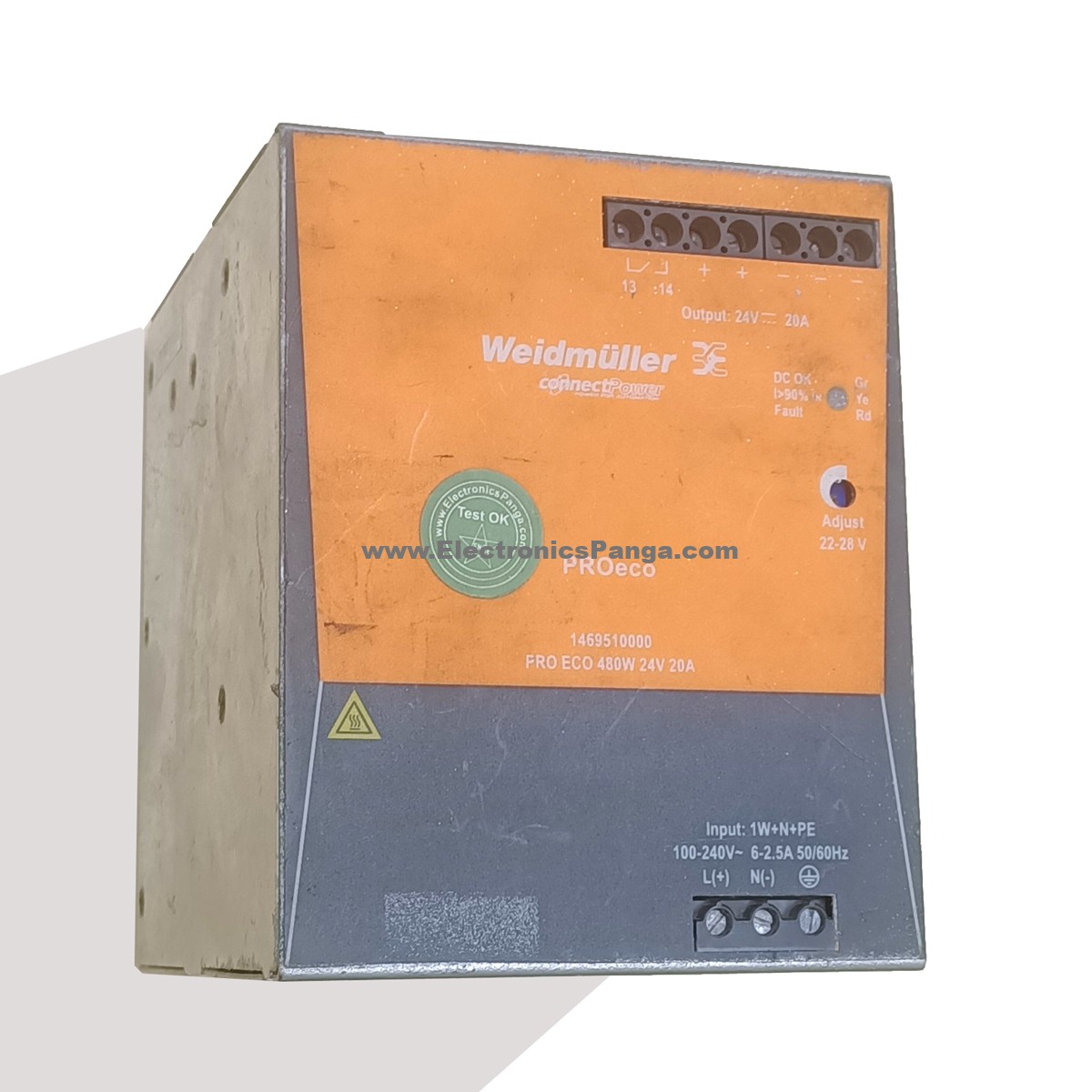 WEIDMULLER PRO ECO 480W 24V 20A 24V 20A AC To DC Single Output Switching Power Supply P406