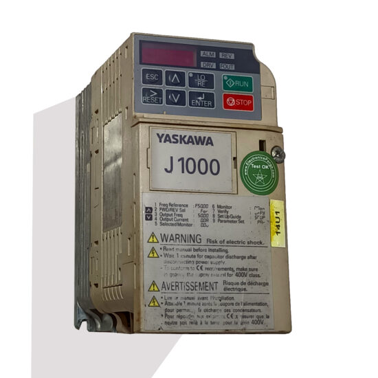 YASKAWA 0.75kw/0.55kw (750w/550w) CIMR-JCBA0003BAA Inverter NR29