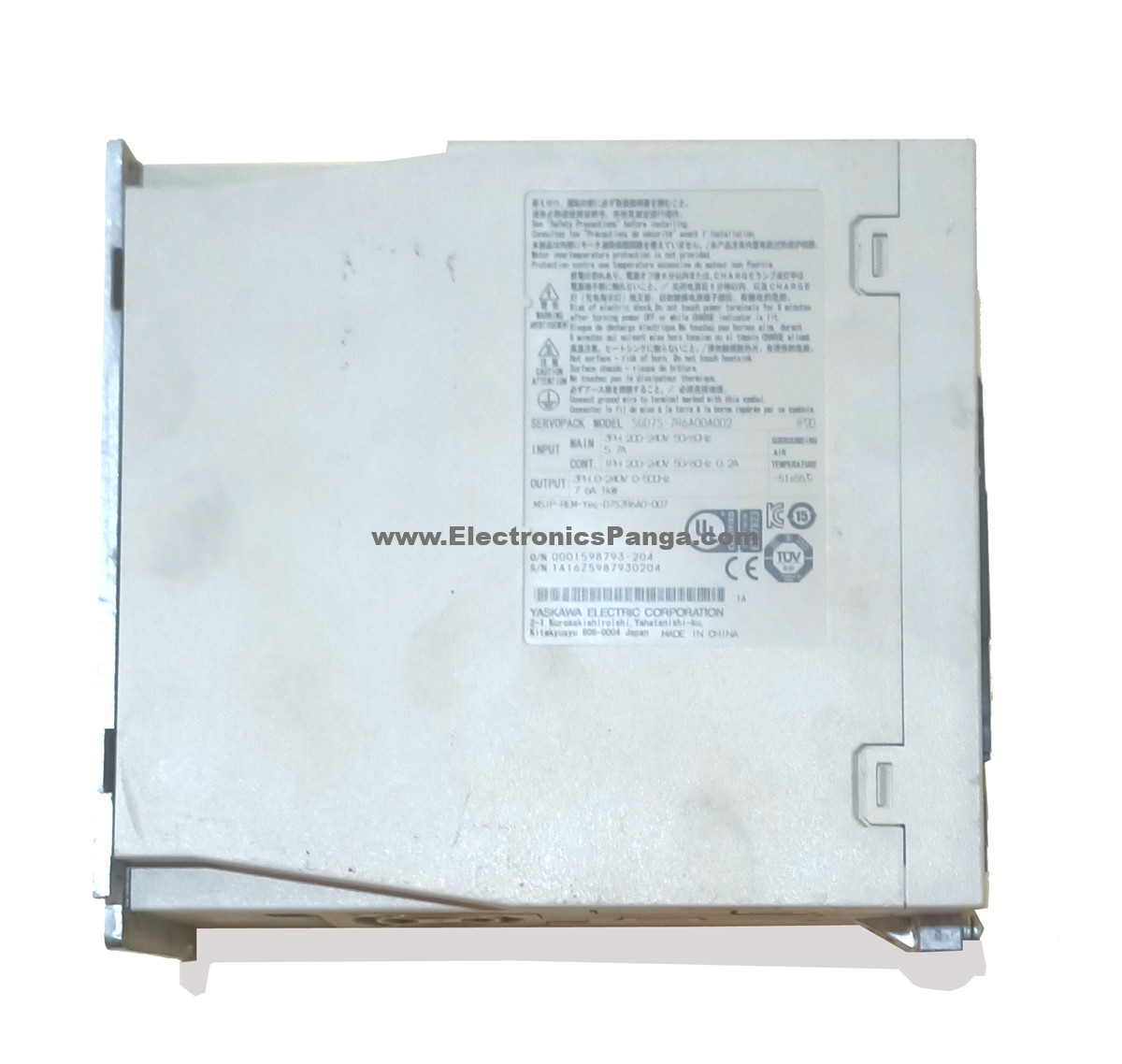 YASKAWA 1Kw (1000W) SGD7S-7R6A00A002 AC Servo Driver SD1379 - Image 5