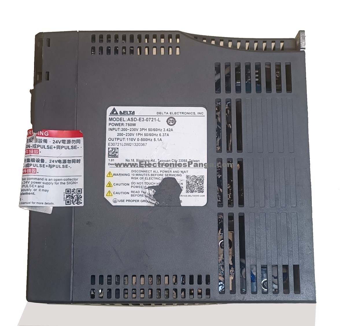 DELTA 750W (0.75Kw) ASD-E3-0721-L AC Servo Driver SD1435 - Image 6
