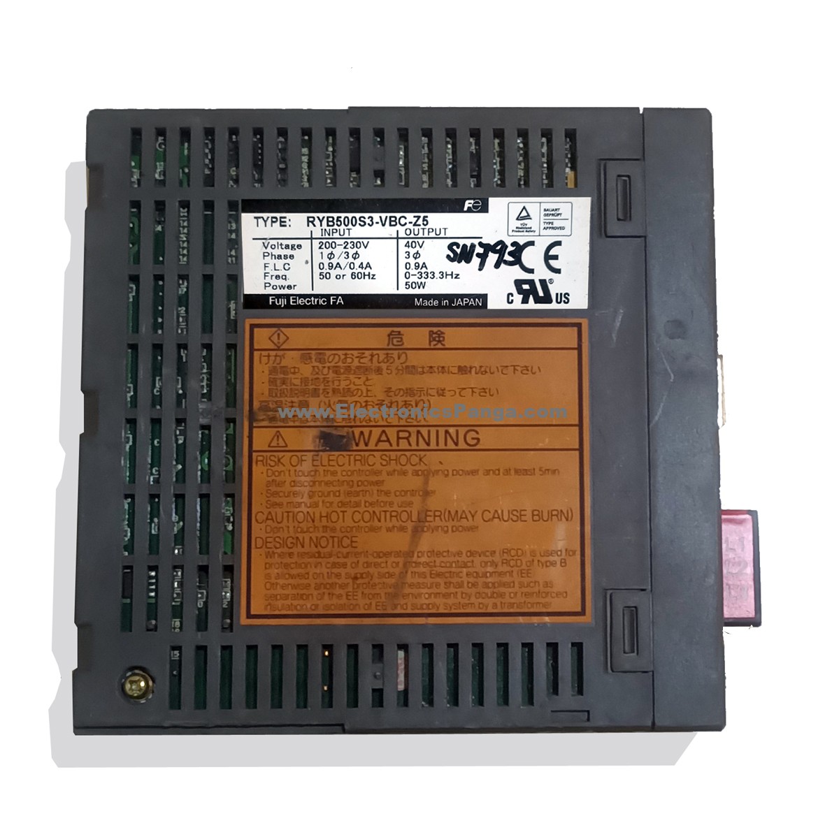 FUJI ELETRIC 50w (0.05kw) RYB500S3-VBC-Z5 AC Servo Driver SD1426 - Image 4