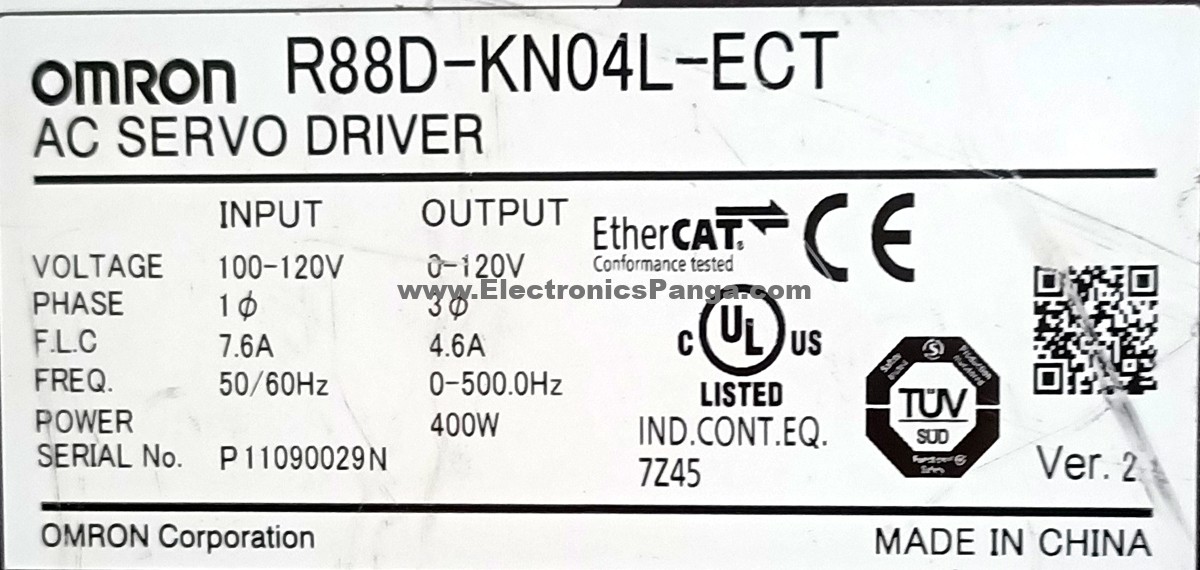 OMRON 400W (0.4Kw) R88D-KN04L-ECT AC Servo Driver SD1445 - Image 4