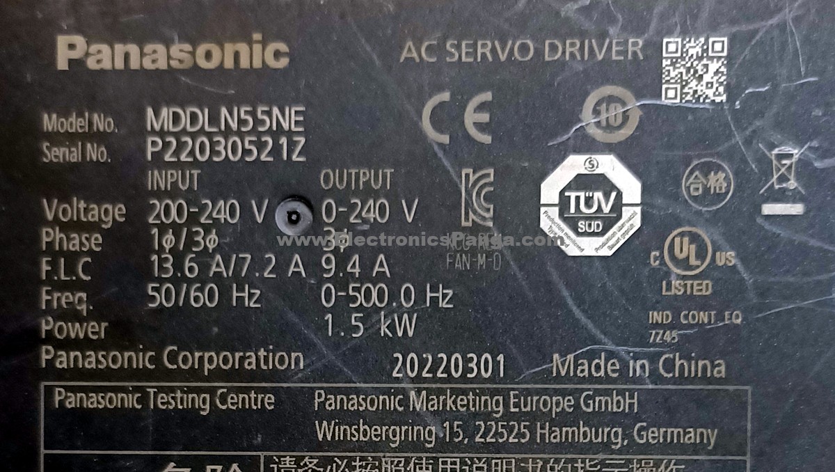 PANASONIC 1.5Kw (1500W) MDDLN55NE AC Servo Driver SD1441 - Image 3