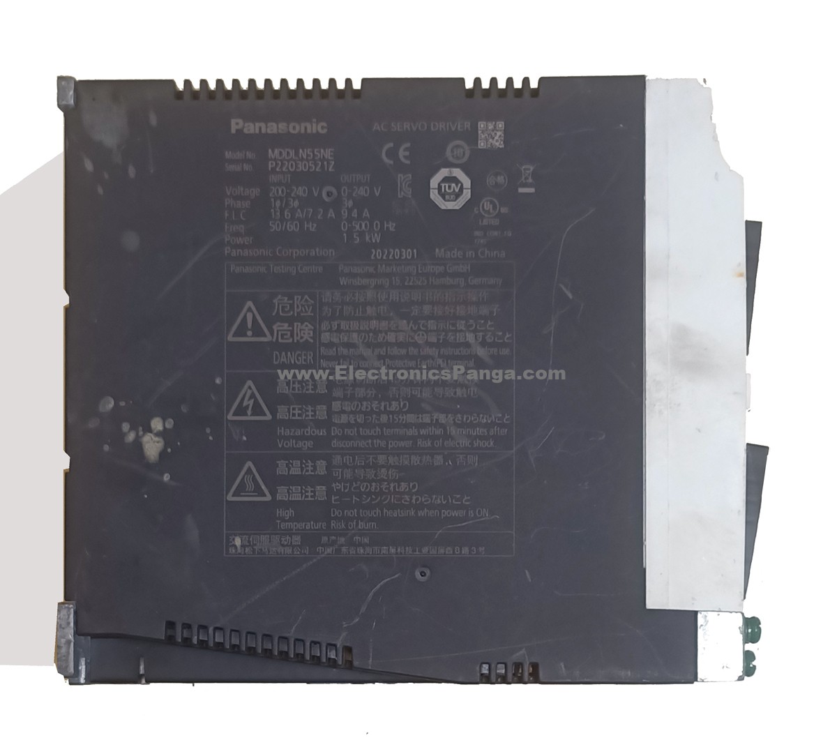 PANASONIC 1.5Kw (1500W) MDDLN55NE AC Servo Driver SD1441 - Image 4
