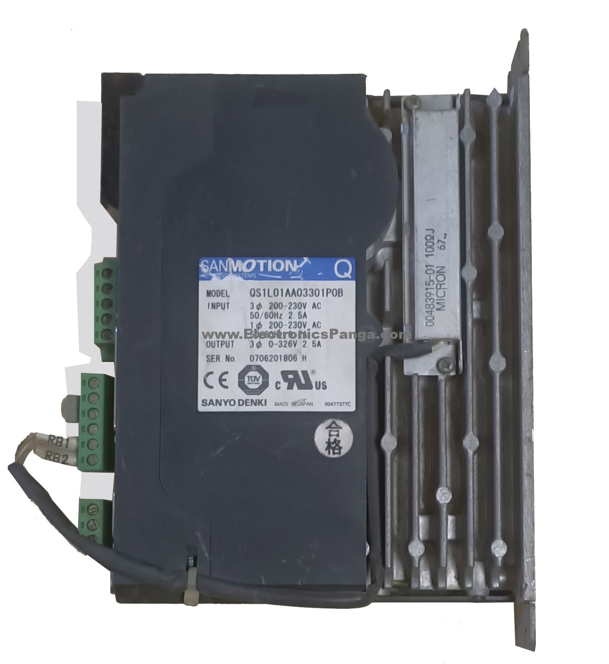 SANYO DENKI Sanmotion QS1L01AA03301P0B AC Servo Driver SD1447 - Image 4