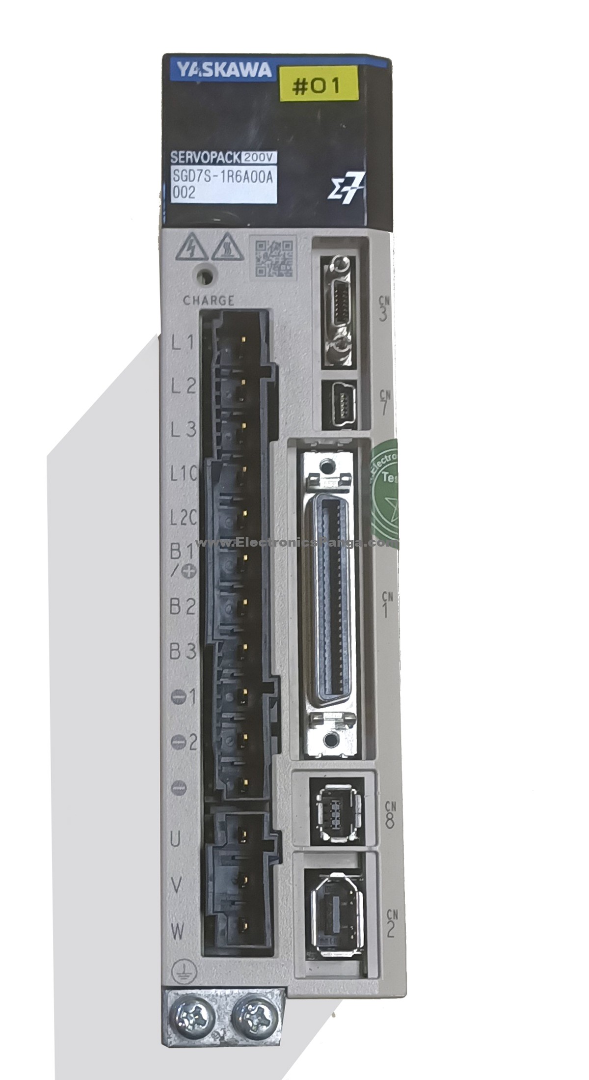 YASKAWA 200W (0.2Kw) SGD7S-1R6A00A002 AC Servo Driver SD1452 - Image 2