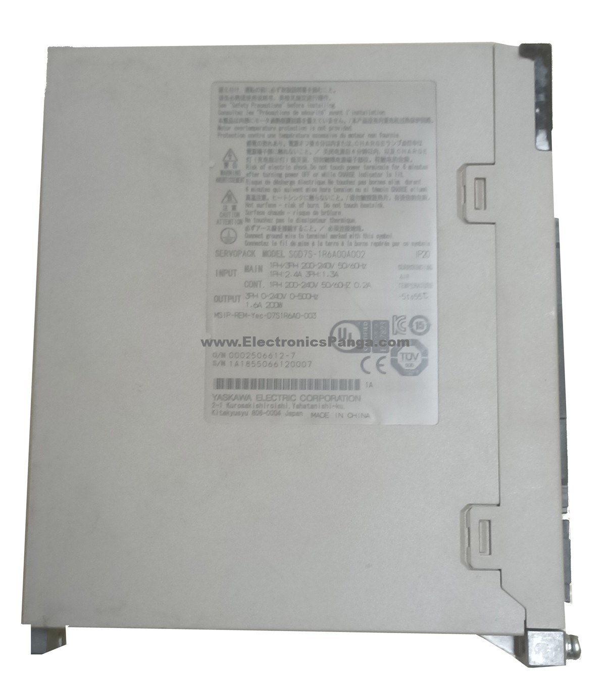 YASKAWA 200W (0.2Kw) SGD7S-1R6A00A002 AC Servo Driver SD1452 - Image 5