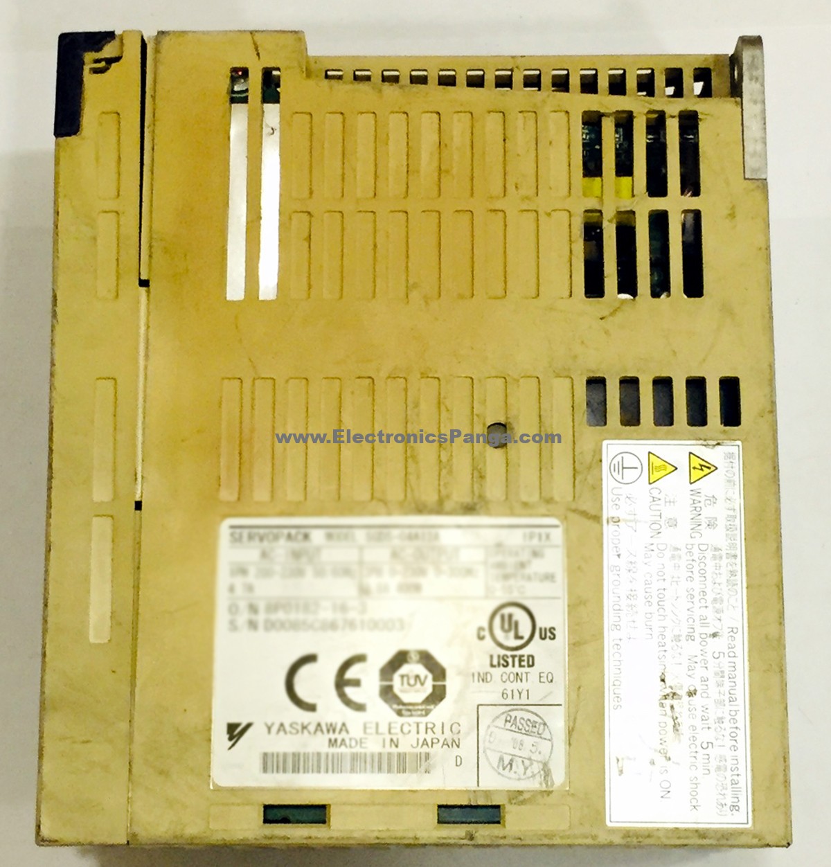 YASKAWA 400w (0.4kw) SGDS-04A12AY27 AC Servo Driver SD1424 - Image 5