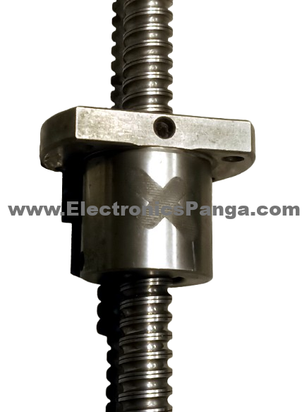 12X4 HIWIN CNC Ball Screw With Nut 4mm Pitch 22.5inch Working and 26.5inch Length BS-461 - Image 3