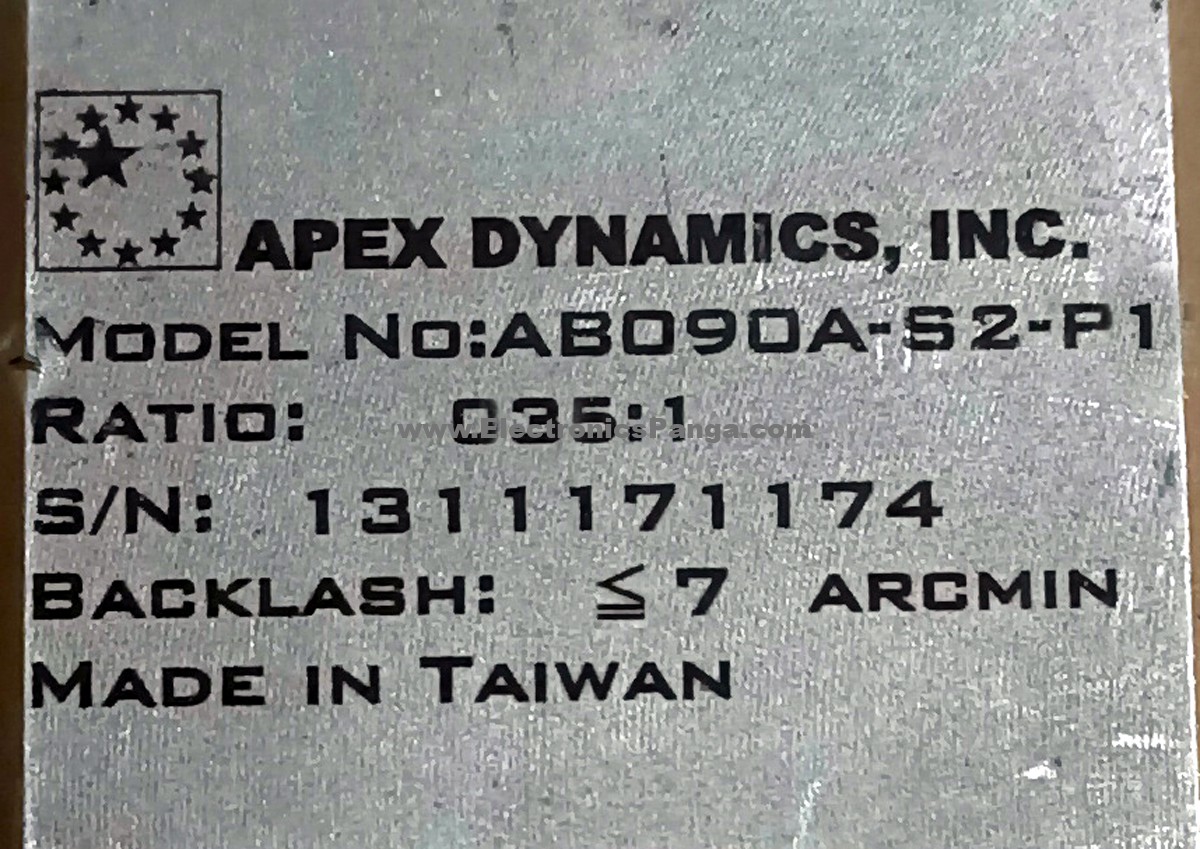 APEX DYNAMICS 35:1 Ratio AB090A-S2-P1 Reducer Gearbox For 750w Servo Motor G1393 - Image 2