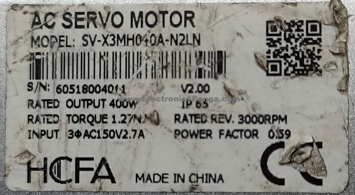 HCFA 0.4Kw (400W) SV-X3MH040A-N2LN AC Servo Motor SM1302 - Image 2
