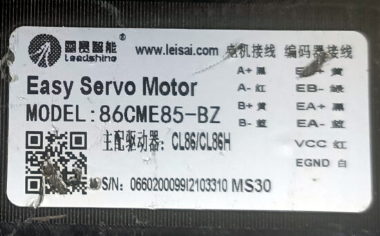 LEADSHINE 86CM85-C-BZ 86CME85-BZ 6A 8N-m Closed Loop Stepping Motor ...