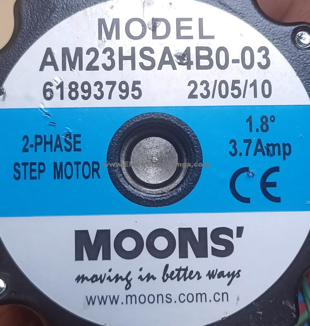 MOONS AM23HSA4B0-03 2-Phase 1.8° 4-Wires Stepping Motor STM305 - Image 2