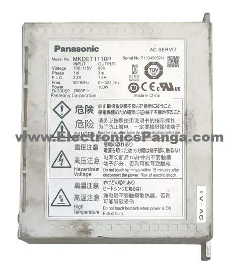 PANASONIC 0.1Kw (100W) MKDET1110P AC Servo Driver + Motor MUMA011P1S MD328 - Image 11