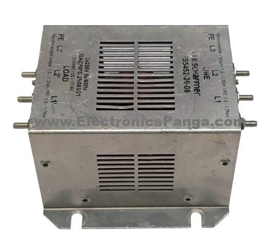 SCHAFFNER FS5452-20-08 250V 20A 50/60Hz Noise Filter F95 - Image 2