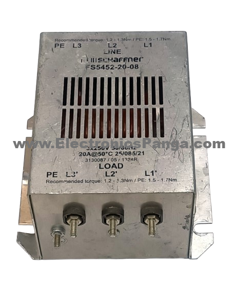 SCHAFFNER FS5452-20-08 250V 20A 50/60Hz Noise Filter F95 - Image 6