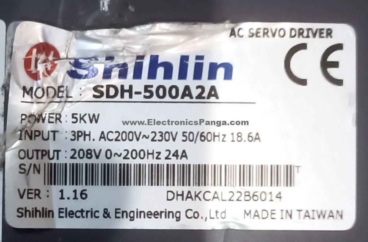 SHIHLIN 5Kw (5000W) SDH-500A2A AC Servo Driver SD1479 - Image 2