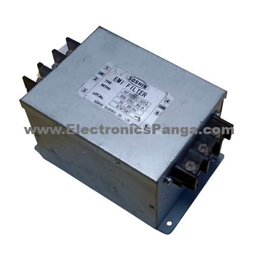 SOSHIN NF3060C-SDQ 500V 60A 50/60Hz EMI Filter F91